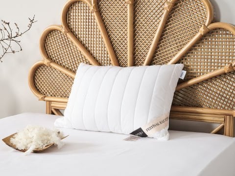 Festival-Gänsefederkissen 50 x 70 cm