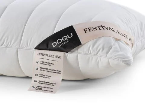 Festival-Gänsefederkissen 50 x 70 cm