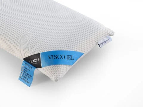 Viscojel-Kissen 60 x 40 + 15 cm - Weiß