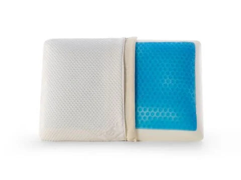 Viscojel-Kissen 60 x 40 + 15 cm - Weiß