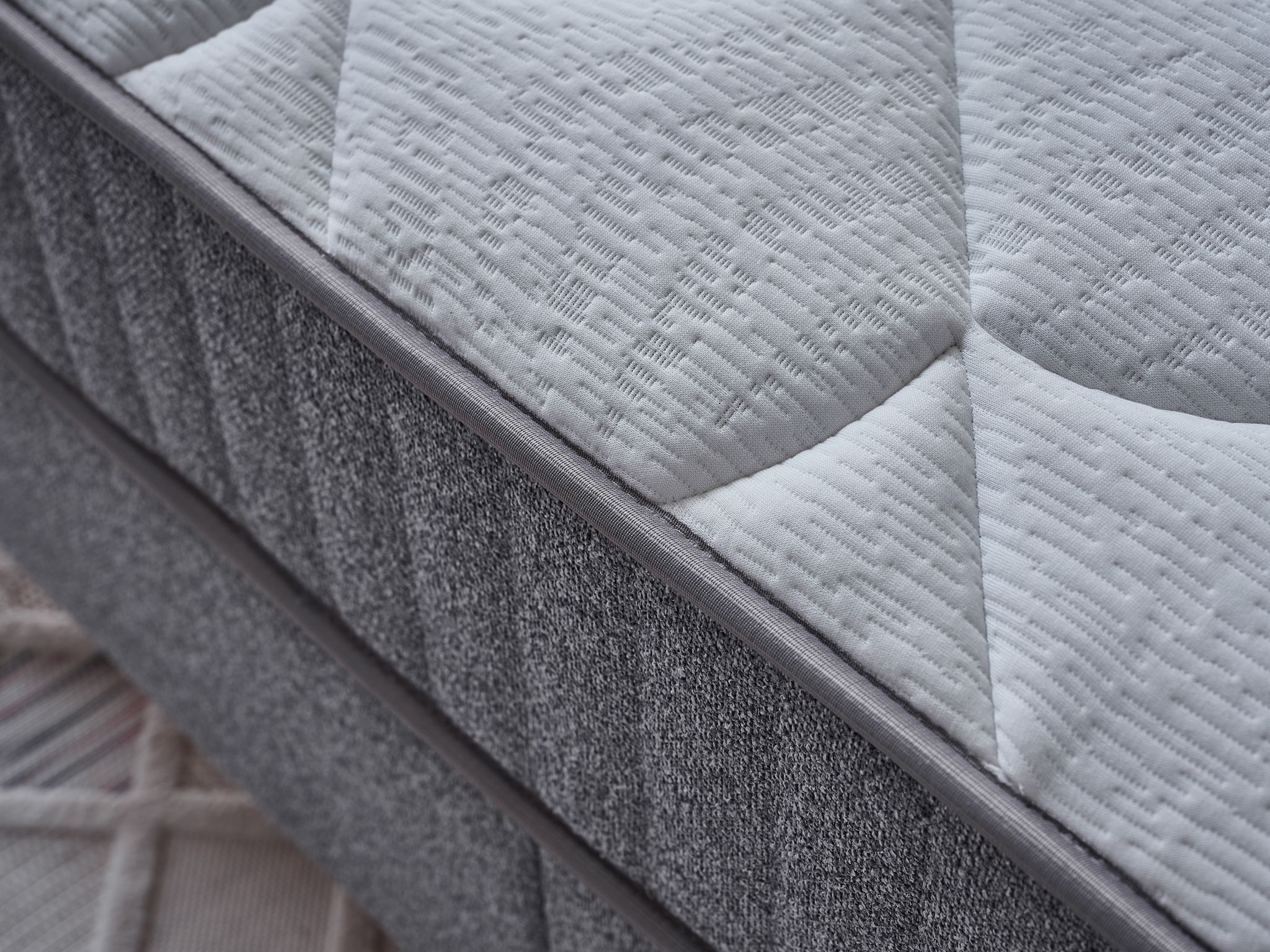 ARGAFORM Upholstered Bed with Storage & Pocket Spring Mattress –