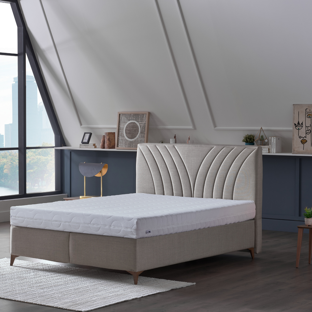 ARGAFLEKS Aloe Vera Komfortschaummatratze, 16 cm Höhe, 7 Zonen-Wendematratze