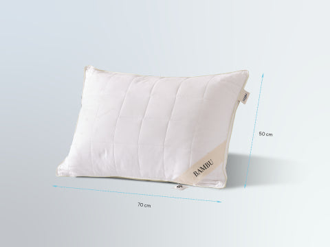 Bambus Kissen 50×70 cm – Komfortkissen mit Bambusfaser-Bezug