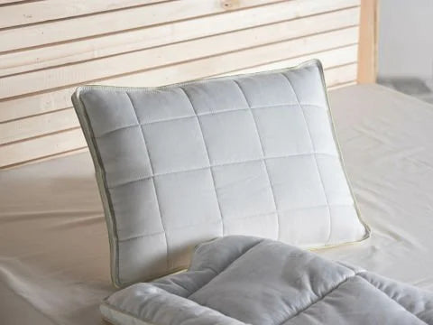 Bambus-Babykissen 35 x 45 cm - Weiß