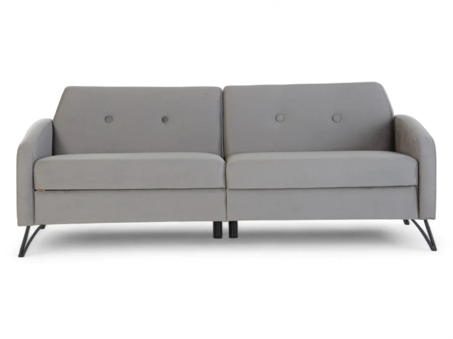 Juniper 3-Sitzer Schlafsofa mit Bettkasten und Schlaffunktion – Stilvolles Design,Schlaf Couch ideal für kleine Räume und als Gästebett