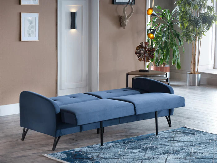 Juniper 3-Sitzer Schlafsofa mit Bettkasten und Schlaffunktion – Stilvolles Design,Schlaf Couch ideal für kleine Räume und als Gästebett