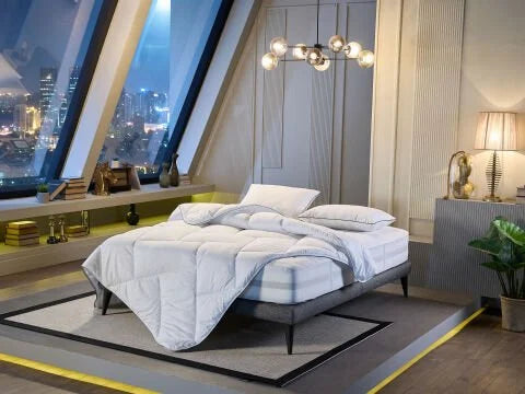 Stressfreies Komfort-Set Doppel-Set – Weiß