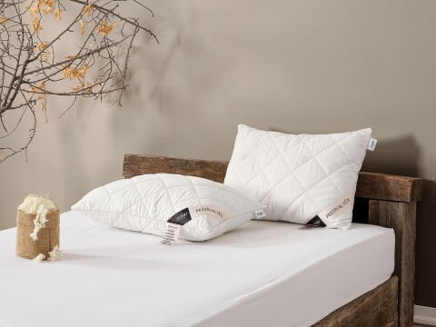 Festival-Wollkissen 50 x 70 cm - Weiß