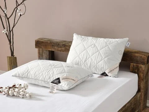 Festival-Baumwollkissen 50 x 70 cm - Weiß