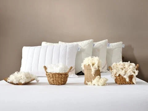 Festival-Wollkissen 50 x 70 cm - Weiß