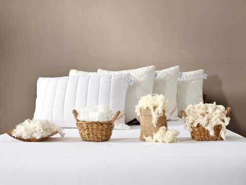 Festival-Baumwollkissen 50 x 70 cm - Weiß