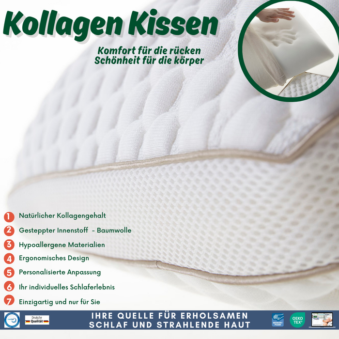 Orthopedic pillow COLLAGEN pillow neck pillow 60X40