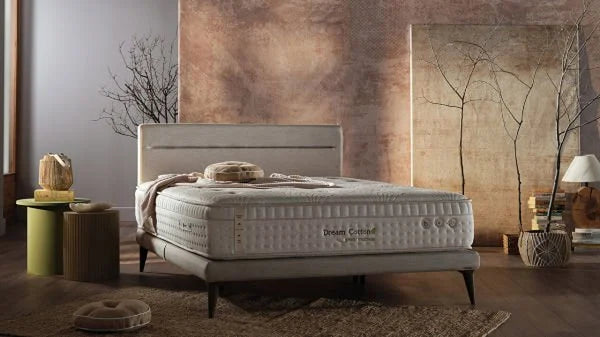 Ah35 Flexy box spring bed with Cotton Dream Green mattress 160X200