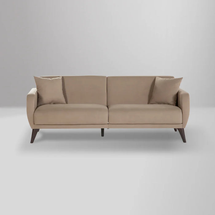Flexy Schlafsofa 3-Sitzer mit Schlaffunktion, Bettkasten & wasserabweisendem Stoff – Modern, platzsparend, Couch für Gästezimmer Kinderzimmer & kleine Räume