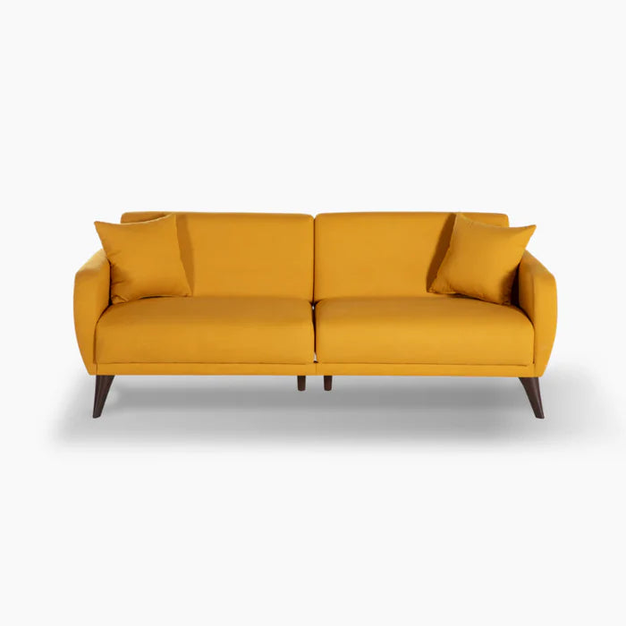 Flexy Schlafsofa 3-Sitzer mit Schlaffunktion, Bettkasten & wasserabweisendem Stoff – Modern, platzsparend, Couch für Gästezimmer Kinderzimmer & kleine Räume