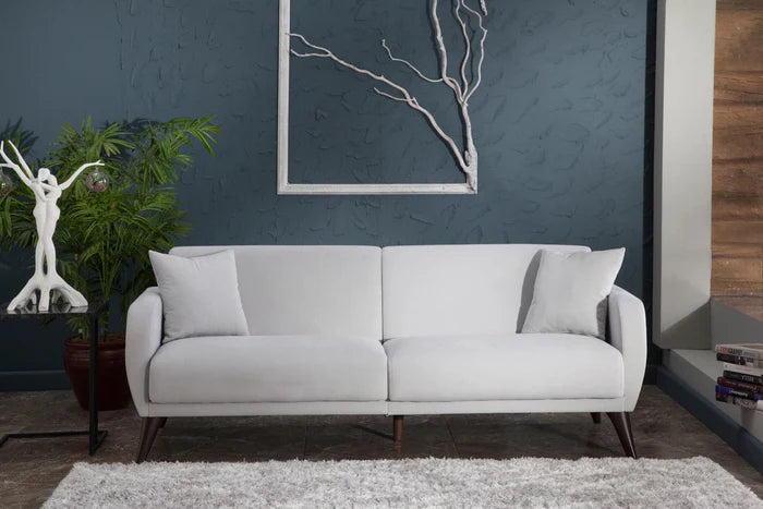 Flexy Schlafsofa 3-Sitzer mit Schlaffunktion, Bettkasten & wasserabweisendem Stoff – Modern, platzsparend, Couch für Gästezimmer Kinderzimmer & kleine Räume
