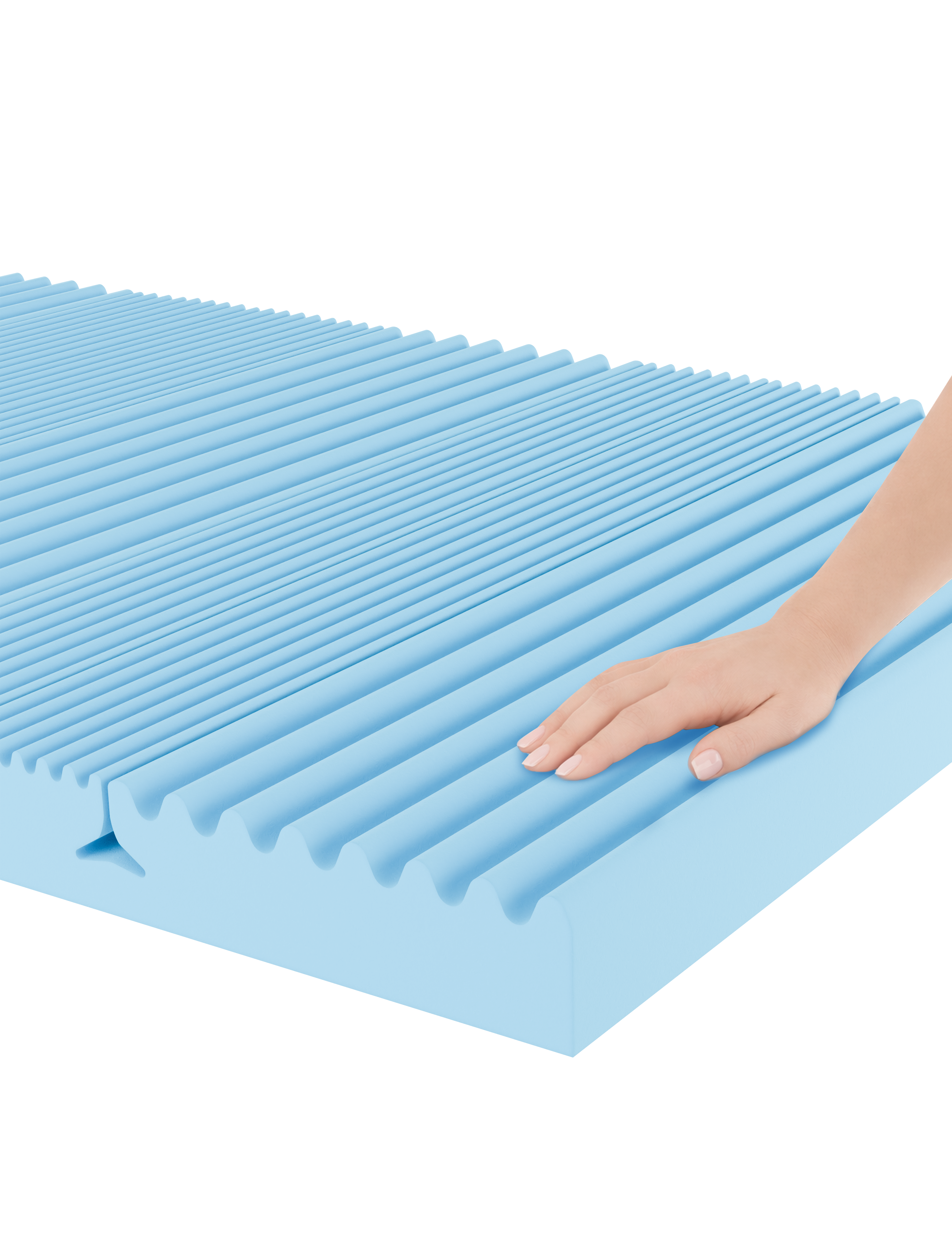AH10 Noppen Komfort-Topper – 10 cm Kaltschaum
