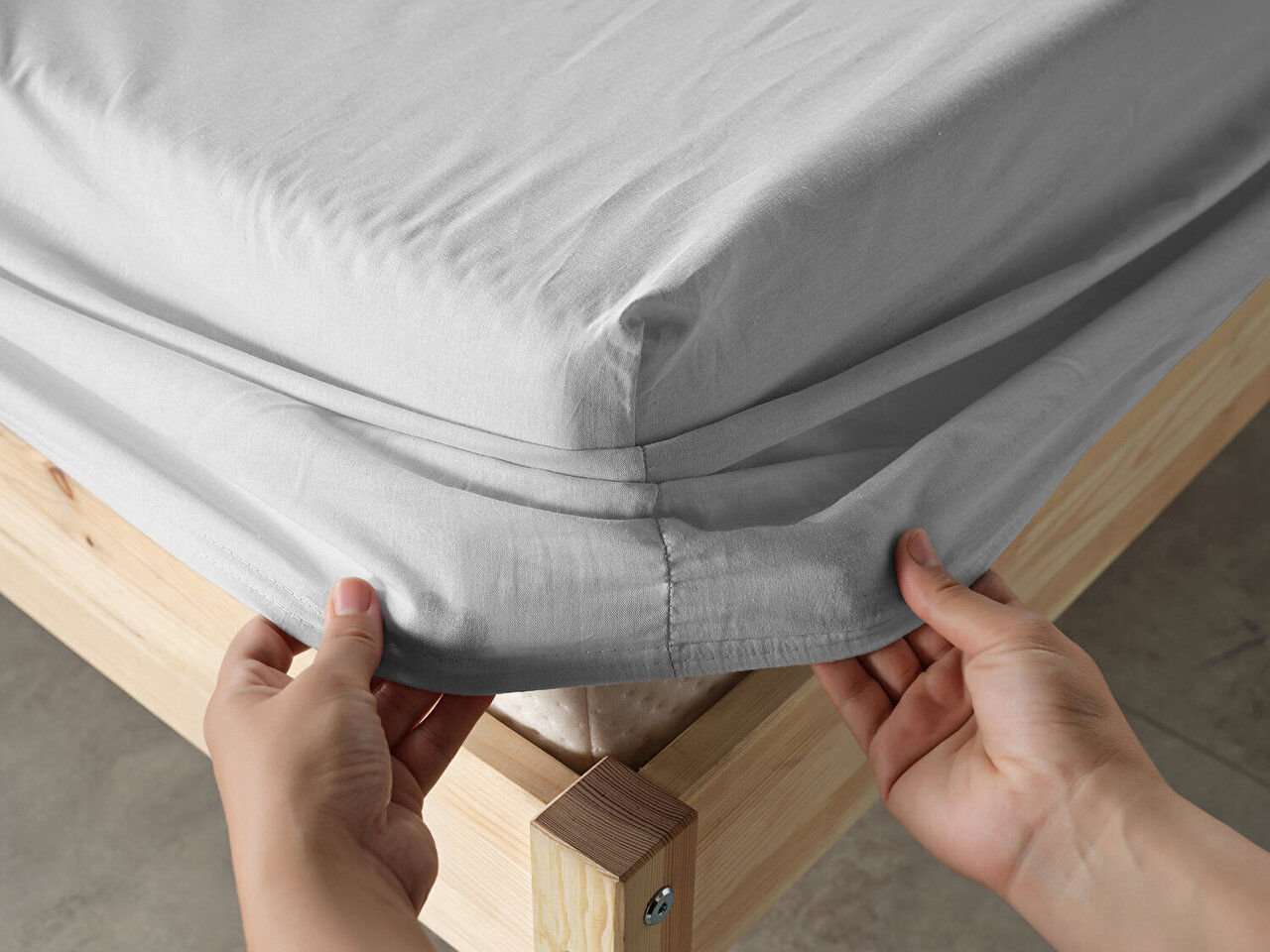 New Cotton Spannbettlaken 100% Baumwolle Spannbetttuch, bis 40 cm Matratzenhöhe  - - ARGAHOME