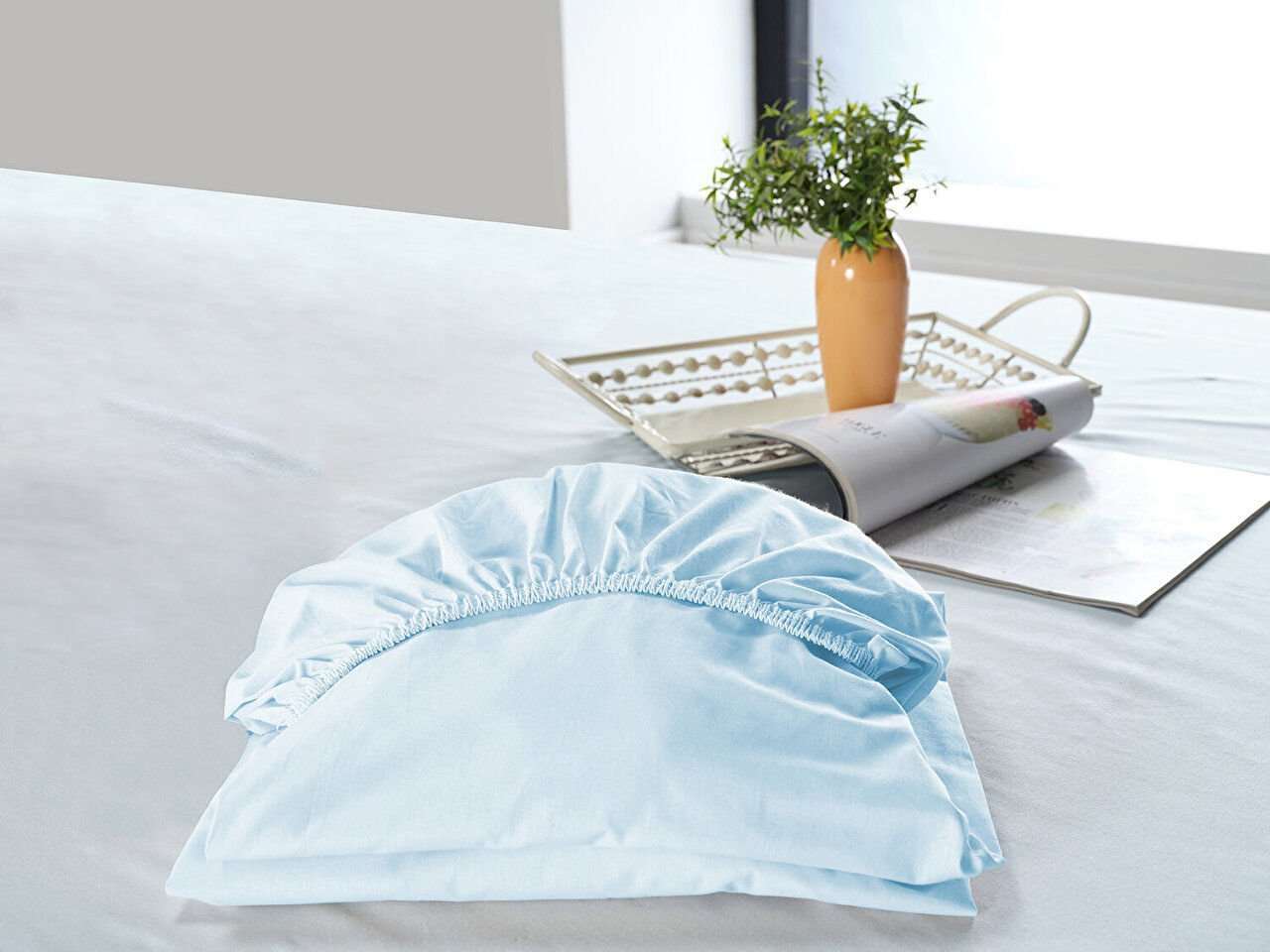 New Cotton Spannbettlaken 100% Baumwolle Spannbetttuch, bis 40 cm Matratzenhöhe  - - ARGAHOME