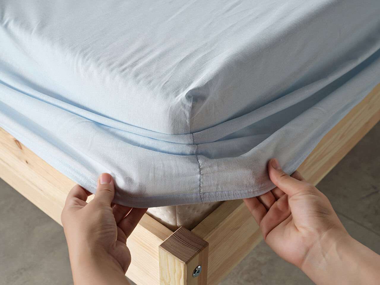 New Cotton Spannbettlaken 100% Baumwolle Spannbetttuch, bis 40 cm Matratzenhöhe  - - ARGAHOME