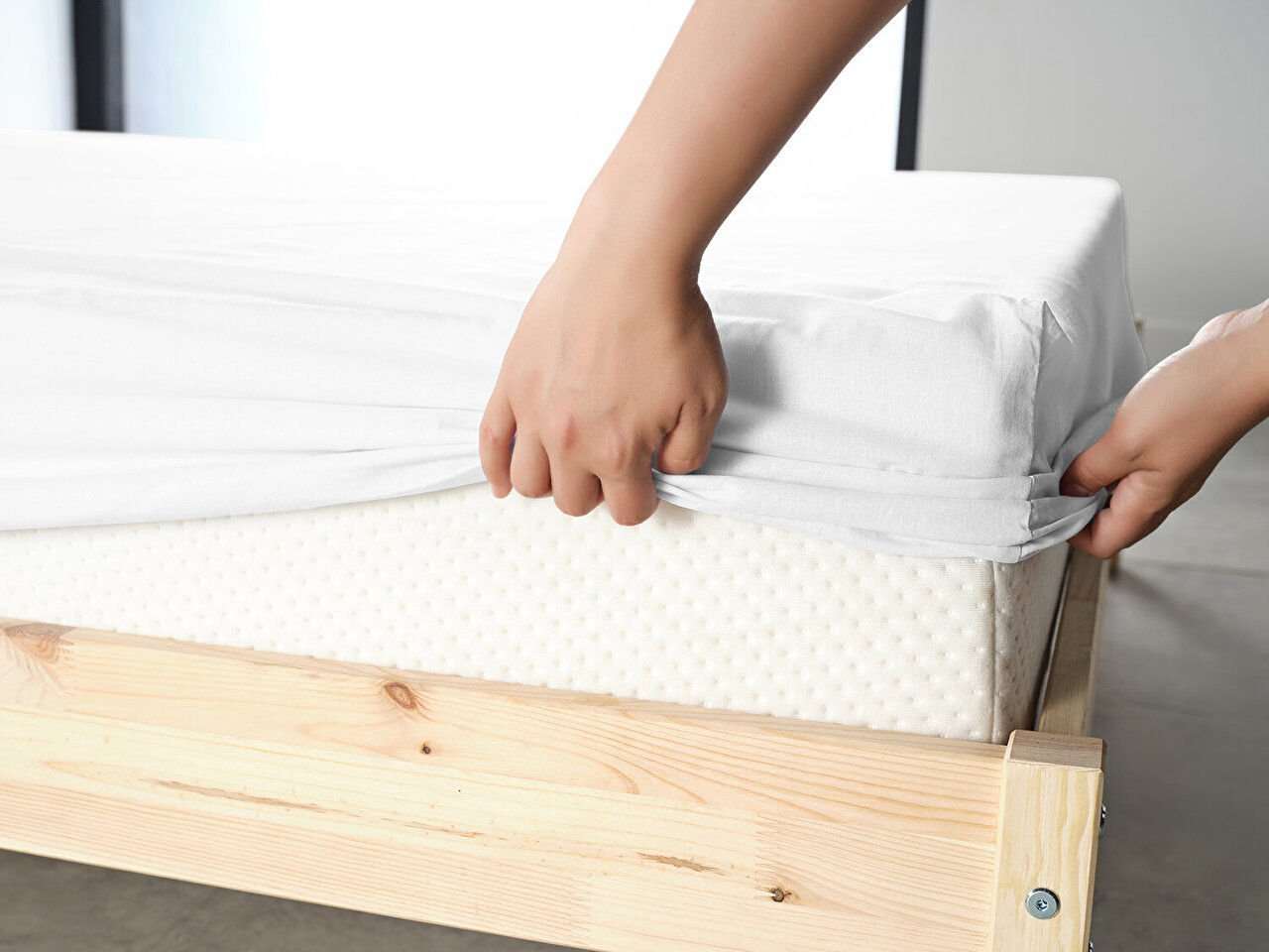 New Cotton Spannbettlaken 100% Baumwolle Spannbetttuch, bis 40 cm Matratzenhöhe  - - ARGAHOME