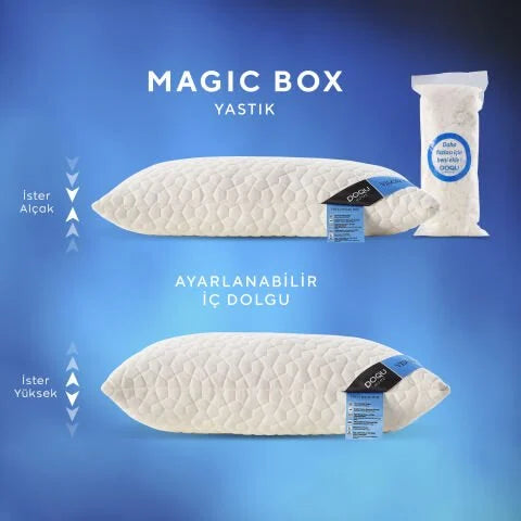 Visco Magic Box Kissen 50 x 70 cm - Weiß