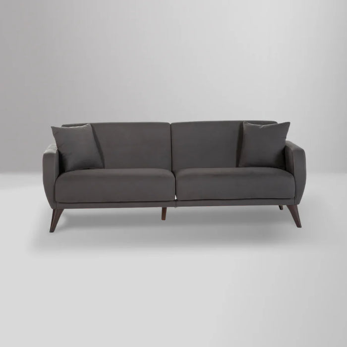 Flexy Schlafsofa 3-Sitzer mit Schlaffunktion, Bettkasten & wasserabweisendem Stoff – Modern, platzsparend, Couch für Gästezimmer Kinderzimmer & kleine Räume